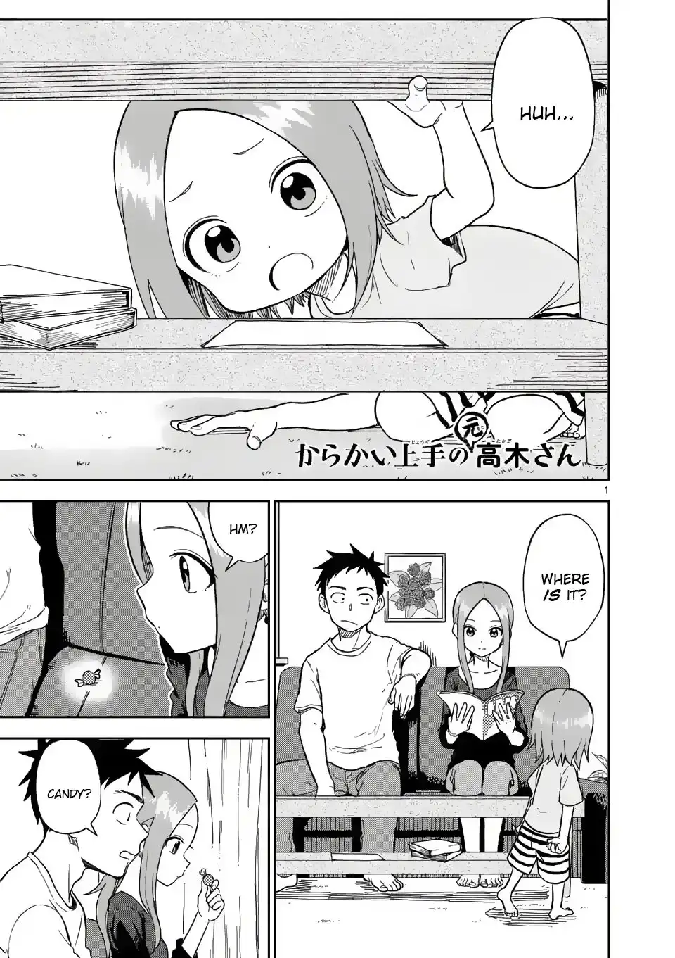 Karakai Jouzu no (Moto) Takagi-san Chapter 157 1